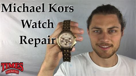 remove michael kors watch back rectangular|how to fix watch backing.